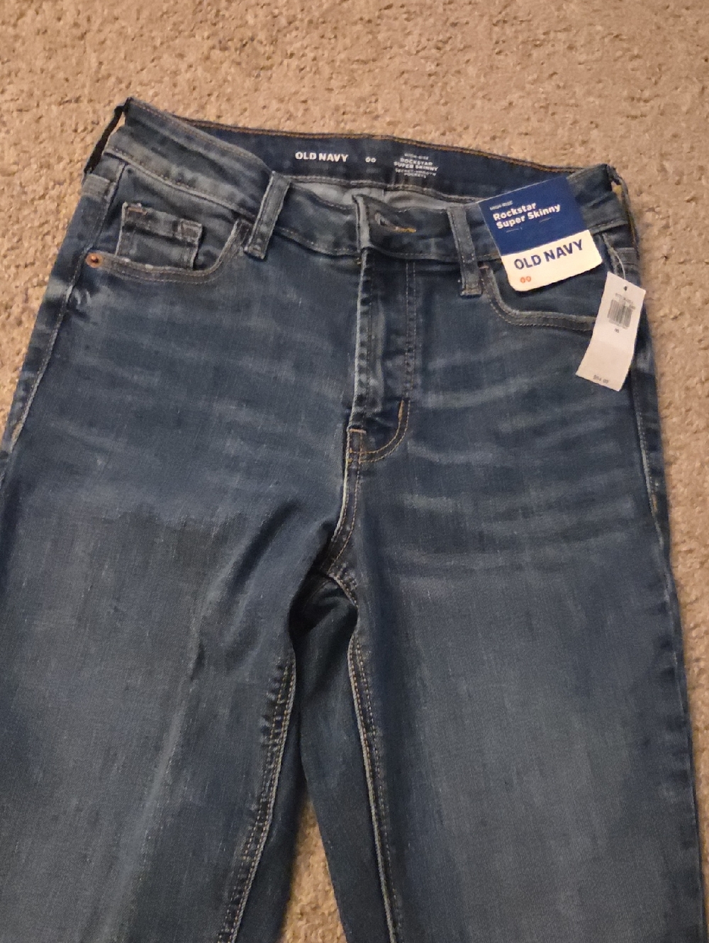 Old Navy Men's Blue Super Skinny Jeans - Rocket Fit